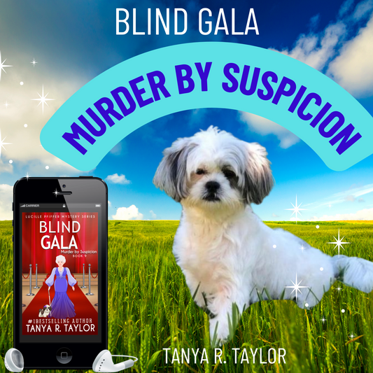 (AUDIOBOOK) BLIND GALA: MURDER BY SUSPICION (The Lucille Pfiffer Mystery Series) Book 9