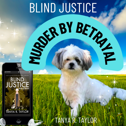 (Audiobook) BLIND JUSTICE: MURDER BY BETRAYAL (The Lucille Pfiffer Mystery Series) Book 3