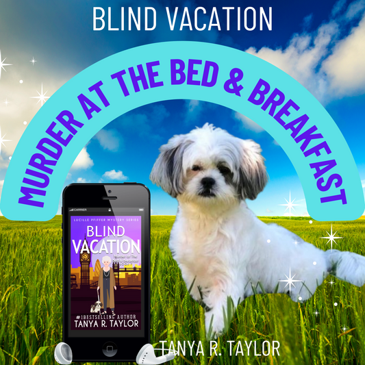 (AUDIOBOOK) BLIND VACATION: MURDER AT THE BED & BREAKFAST (The Lucille Pfiffer Mystery Series) Book 7